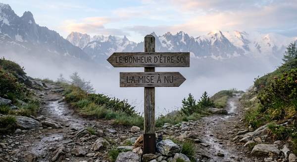 "Et si s’arrêter au carrefour était la décision la plus courageuse de votre vie ? Apprenez à poser votre sac, à écouter votre boussole intérieure et à vous régénérer au Refuge de Stéphanie."