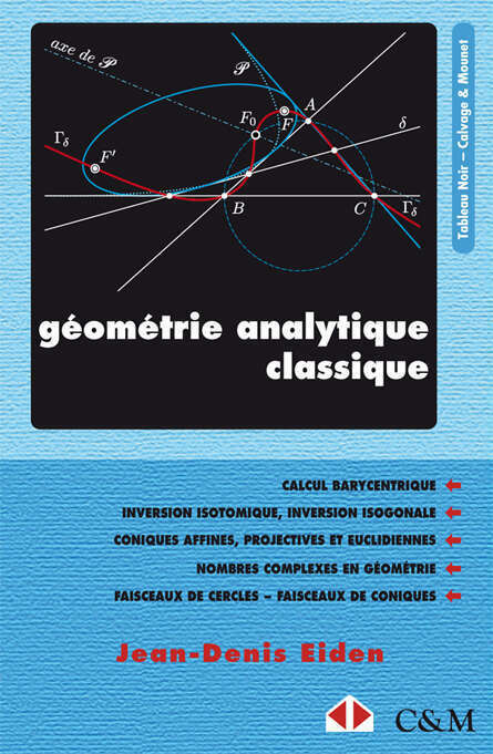 Géométrie analytique classique - Jean-Denis Eiden