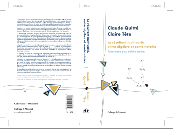 Le résultant multivarié, entre algèbre et combinatoire - Fondements pour enfants motivés