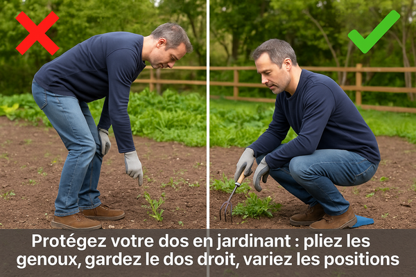 Jardinage sans douleur : conseils pour protéger votre dos 