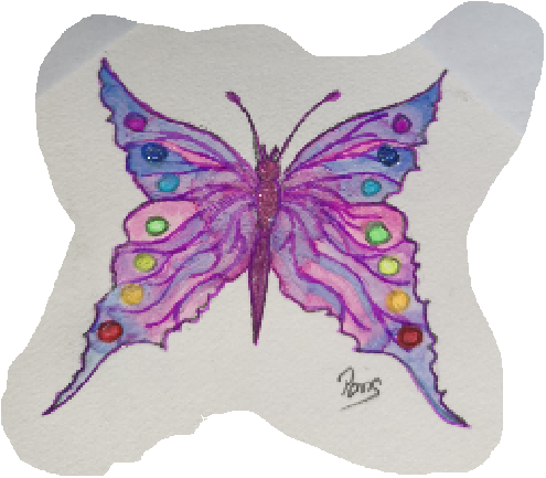 LE PAPILLON MAUVE