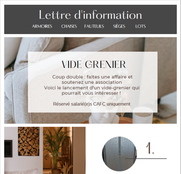 Newsletter vide-grenier