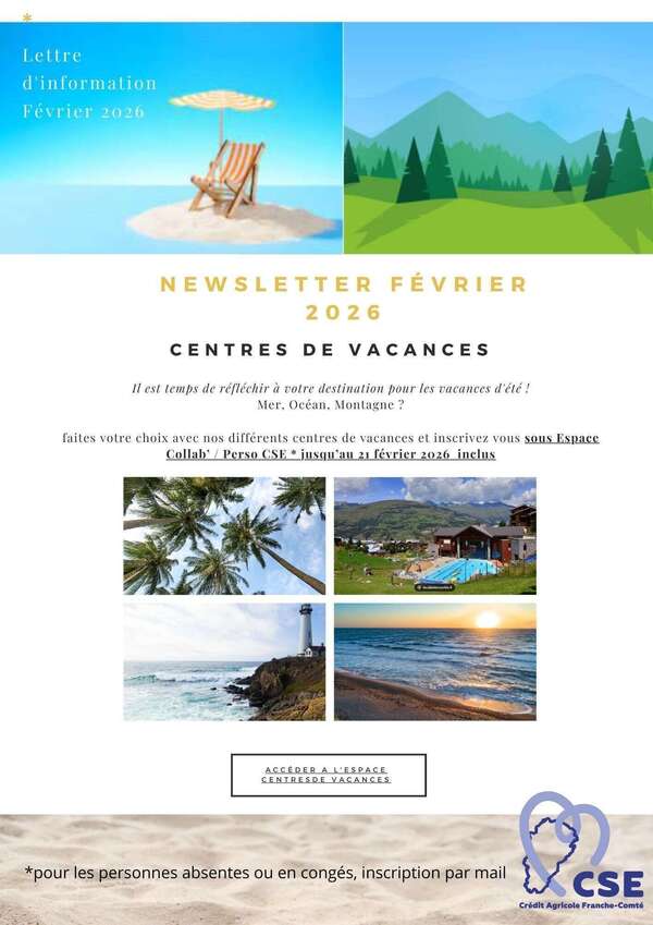 Newsletter Février 2026