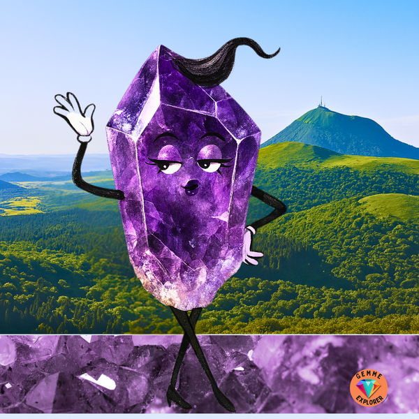 L'améthyste d 'Auvergne : la Diva des volcans