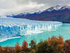 glacier perito moreno avec blocs de glace tombant dans le lac
