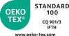 fabric certified to the Oeko-Tex Standard 100
