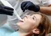 Examen clinique dentaire avec scanner intra oral pour dent de sagesse