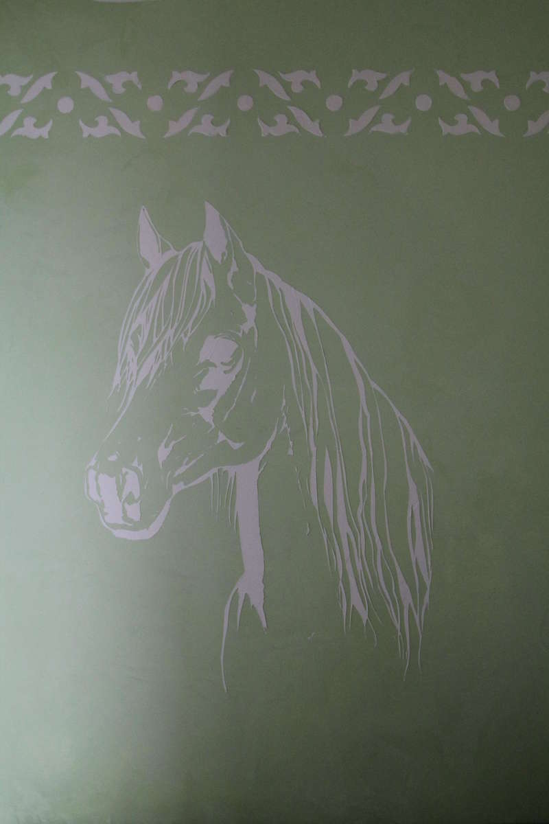 Décor Pochoir Phosphorescent