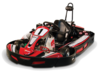 kart enfant rouge