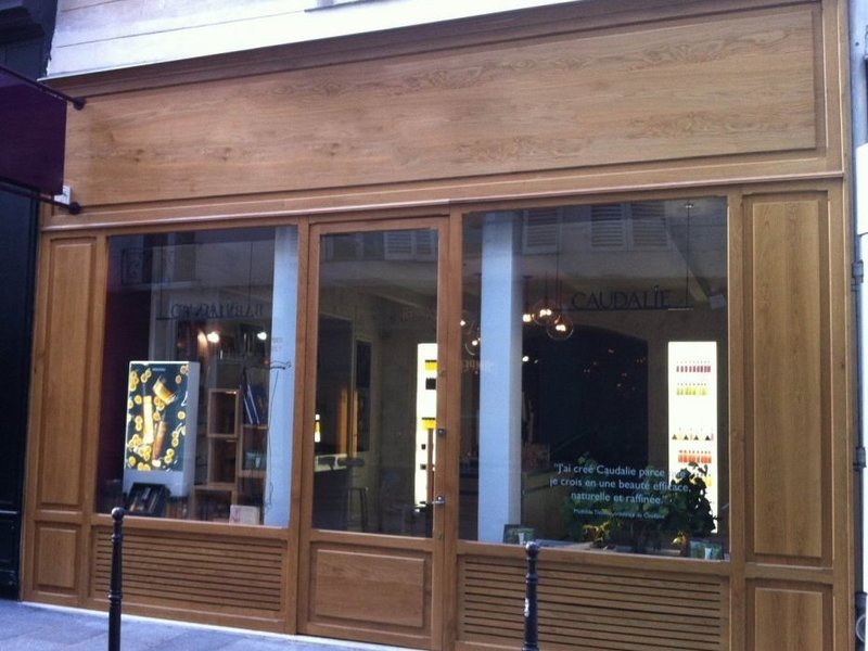 porte bois devanture 