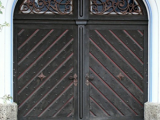 porte en bois sur mesure