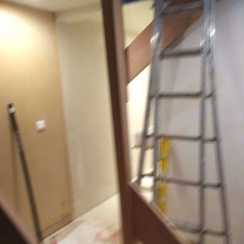 Escaliers en construction 
