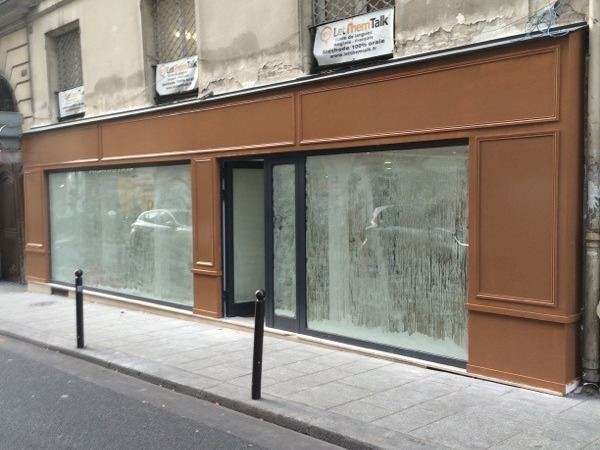 habillage bois sur façade aluminium 