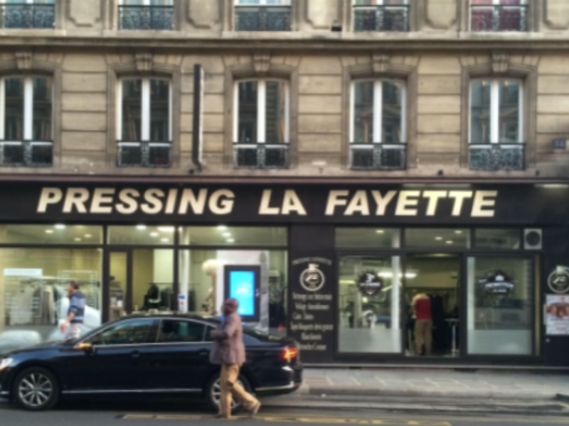 Projet façade commercial paris 