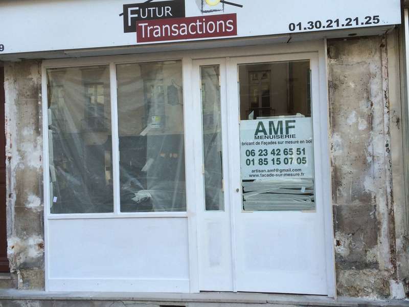 Création de façade avec double porte 