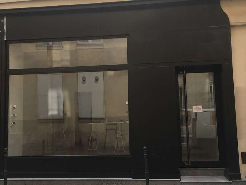 facade commerce bois