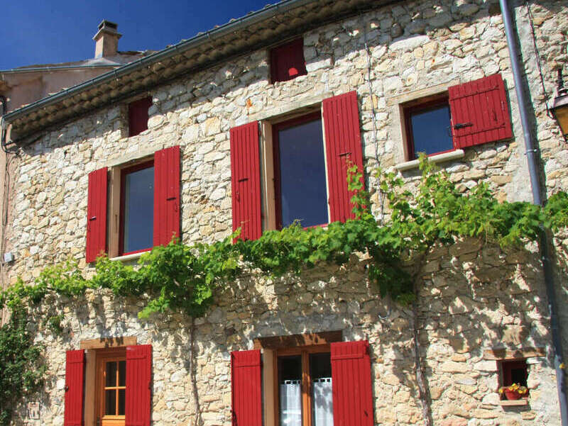 peinture sur volets