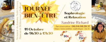 11 octobre 2026 - Journée bien-être  S’ancrer, respirer, rayonner