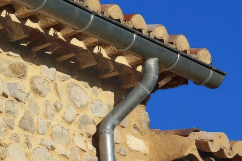 Pose de descentes d’eaux pluviales