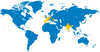 mapa-mundo e destaque da rede siel bleu