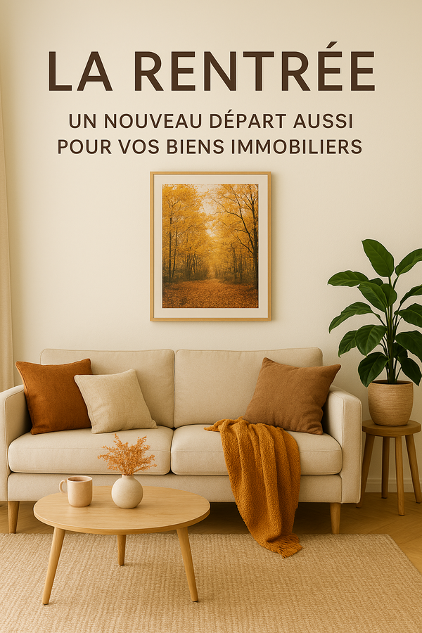Spécial rentrée: Un nouveau départ aussi pour vos biens immobiliers