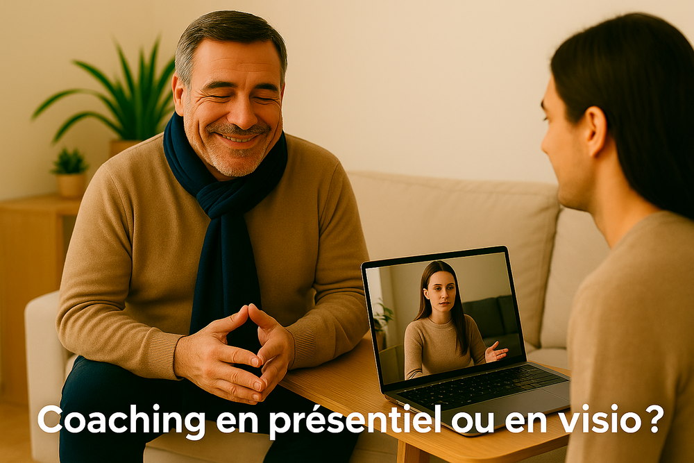 Coaching en présentiel ou en visio : quelle différence ?
