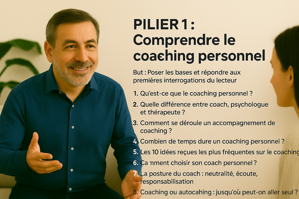 PILIER 1 - Comprendre le coaching personnel