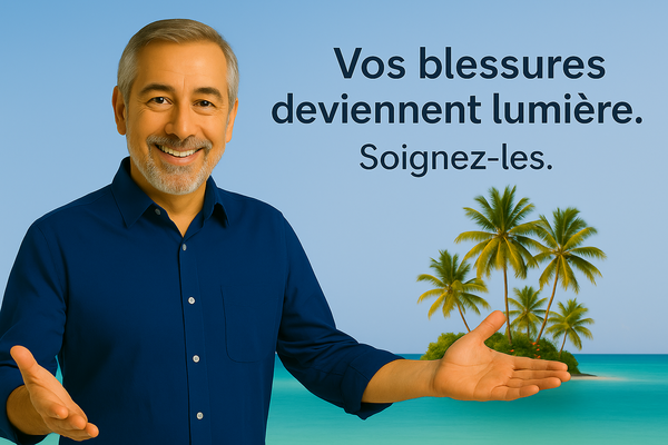 Vos blessures deviennent lumière. Soignez-les !