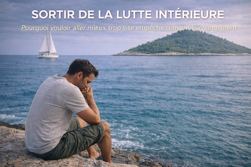 Pourquoi vouloir aller mieux trop vite empêche souvent le changement
