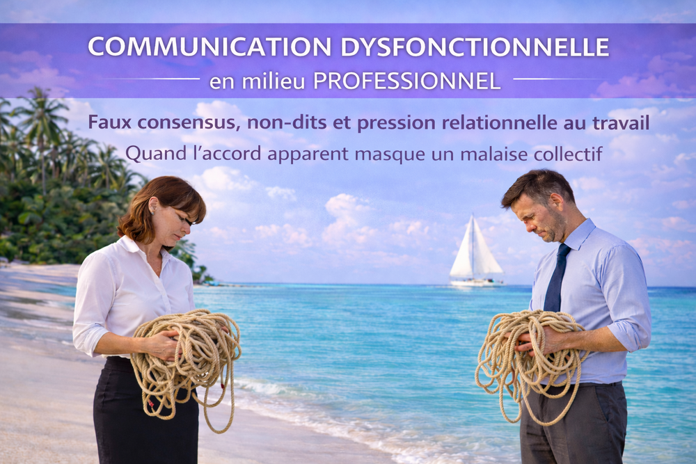 Faux consensus, non-dits et pression relationnelle au travail