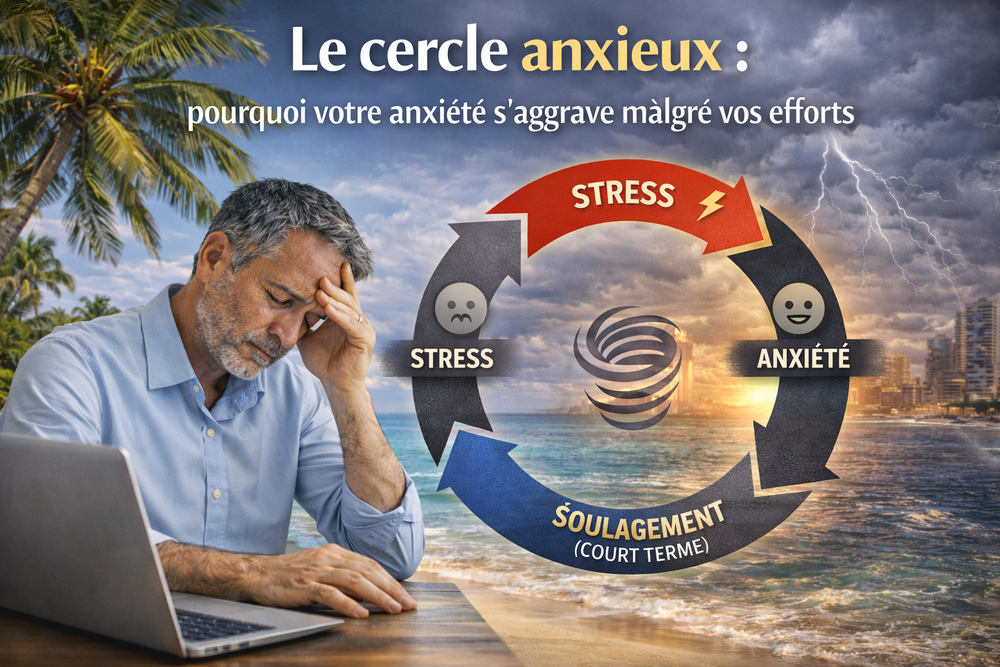 Le cercle anxieux : pourquoi votre anxiété s’aggrave malgré vos efforts