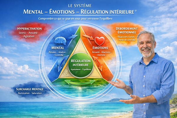 SIGNATURE : MENTAL – ÉMOTIONS – RÉGULATION INTÉRIEURE : COMPRENDRE CE QUI SE JOUE EN VOUS POUR RETROUVER L’ÉQUILIBRE