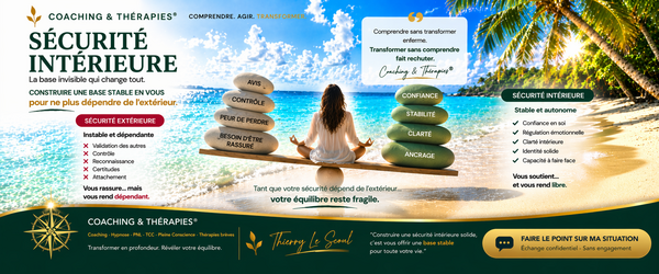 Coaching & Thérapies® – Sécurité intérieure : construire une base stable en vous pour ne plus dépendre de l’extérieur