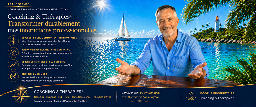 Coaching & Thérapies® – Transformer durablement mes interactions professionnelles