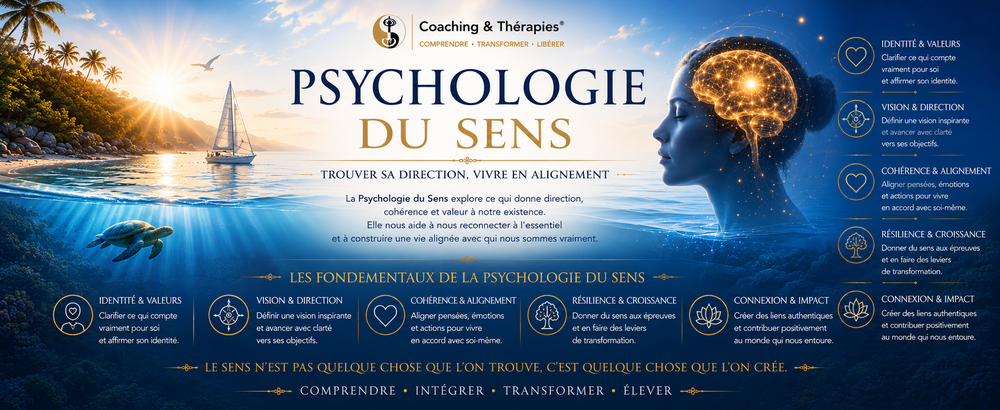 Psychologie du Sens : trouver une direction, vivre en alignement et donner une cohérence profonde à votre existence