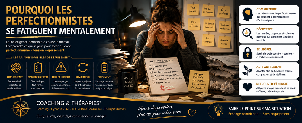 Pourquoi les perfectionnistes se fatiguent mentalement