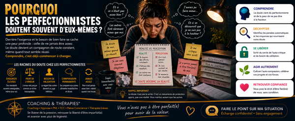 Pourquoi les perfectionnistes doutent souvent d’eux-mêmes