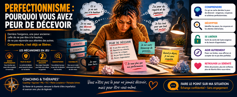Perfectionnisme : pourquoi vous avez peur de décevoir