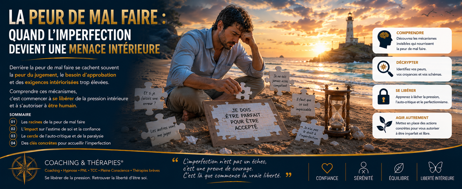 La peur de mal faire : quand l’imperfection devient une menace intérieure