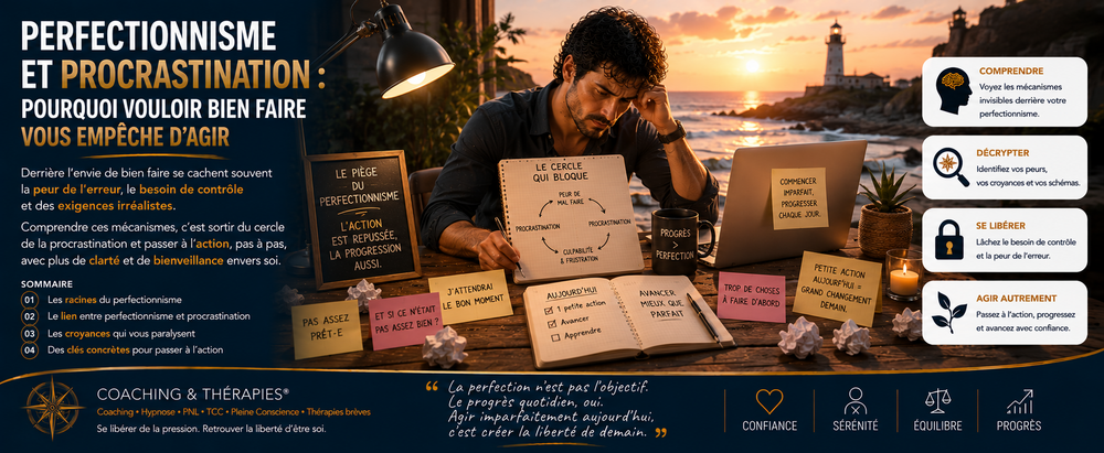 Perfectionnisme et procrastination : pourquoi vouloir bien faire vous empêche d’agir