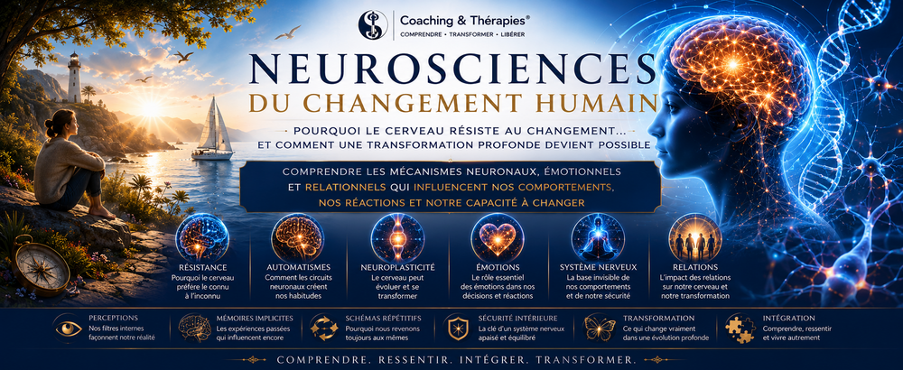 Neurosciences du changement humain : pourquoi le cerveau résiste au changement… et comment une transformation profonde devient possible