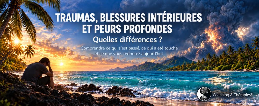 TRAUMAS, BLESSURES INTÉRIEURES ET PEURS PROFONDES : quelles différences ?
