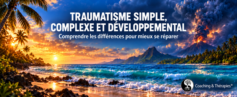 TRAUMATISME SIMPLE, COMPLEXE ET DÉVELOPPEMENTAL : comprendre les différences pour mieux se réparer
