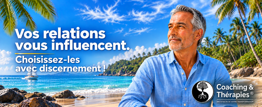 Vos relations vous influencent. Choisissez-les avec discernement !