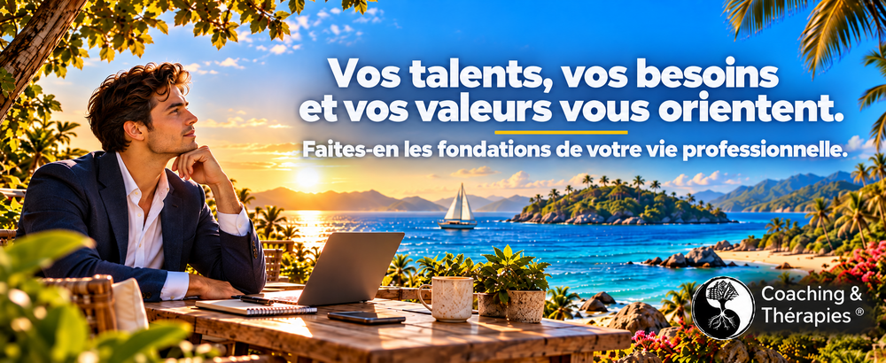 Vos talents, vos besoins et vos valeurs vous orientent. Faites-en les fondations de votre vie professionnelle.
