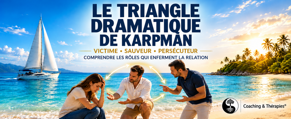 LE TRIANGLE DRAMATIQUE DE KARPMAN : Victime • Sauveur • Persécuteur — comprendre les rôles qui enferment la relation