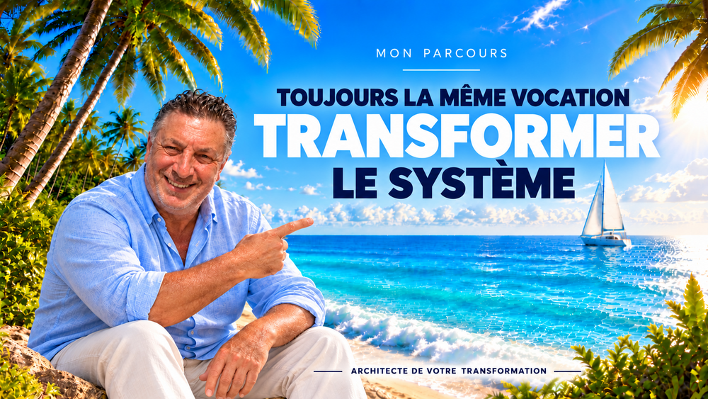 MON PARCOURS : Toujours la même vocation transformer le système