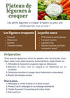 Plateau de légumes à croquer