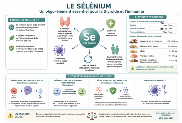 SÉLÉNIUM ET THYROÏDITE DE HASHIMOTO