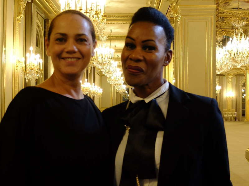 Nathaly Coualy et Danielle Gabou